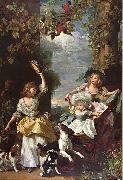 John Singleton Copley The Three Youngest Daughters of King George III oil painting